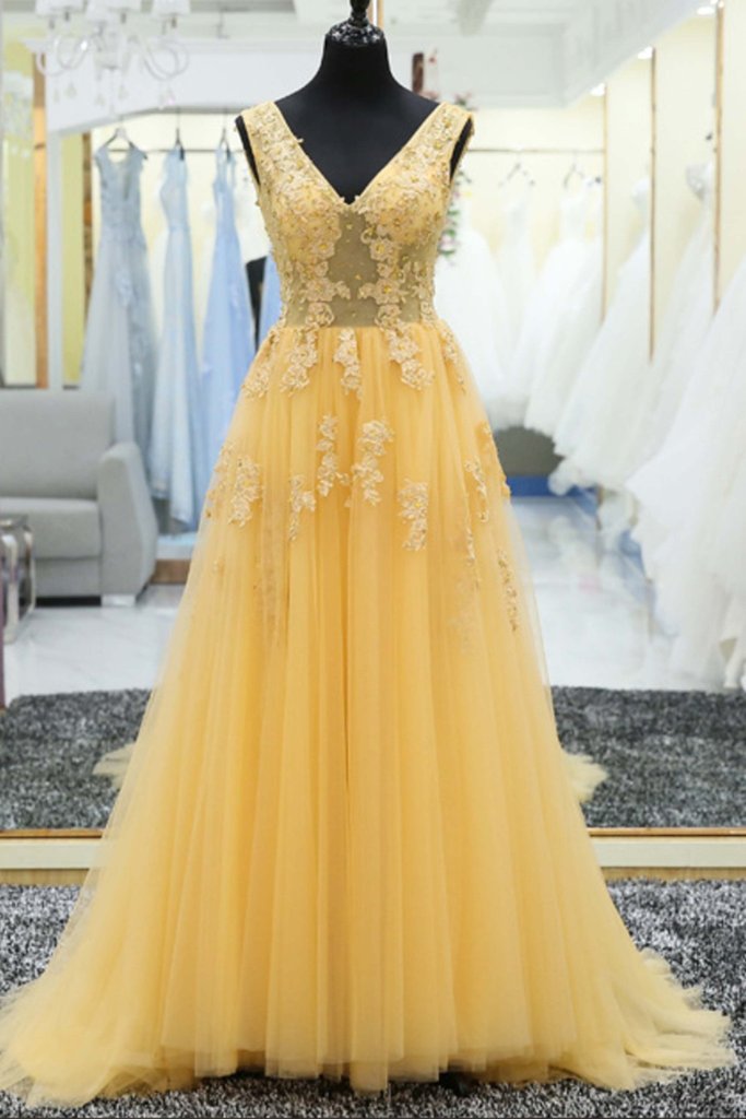 light yellow women's dress