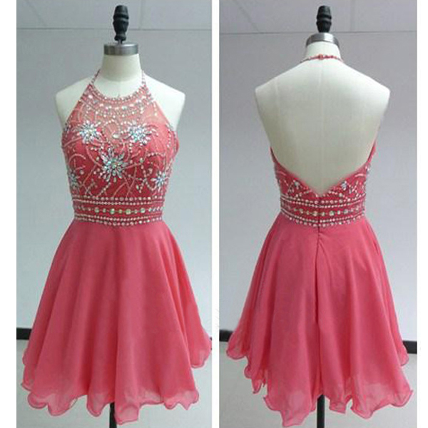 Halter Charming Mini Dress