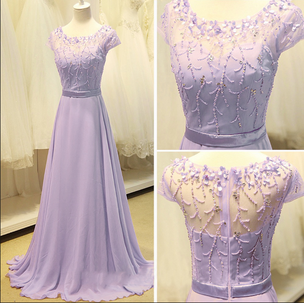 soft purple dress