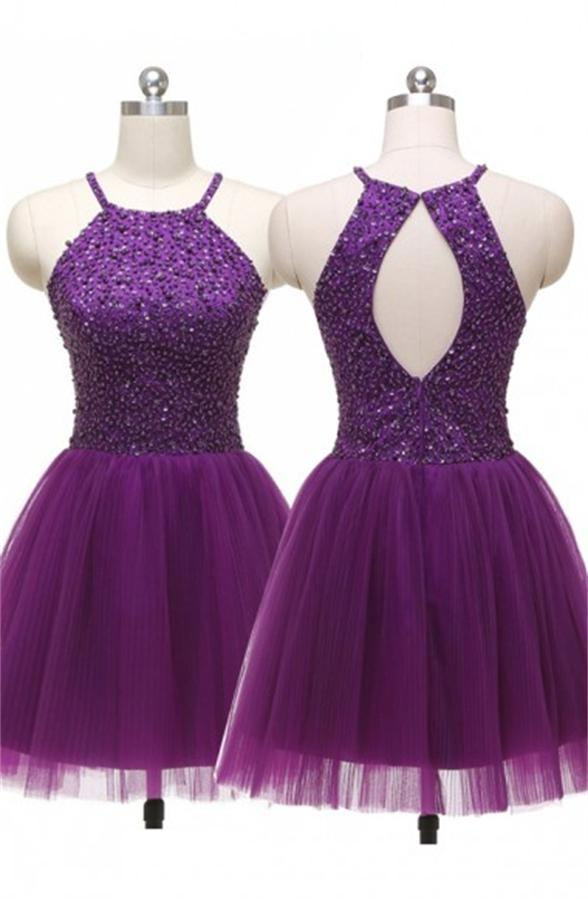 plum colored homecoming dresses