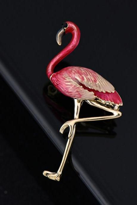 Aolly Flamingo Brooch